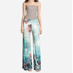 Jean Paul Gaultier Soleil Jellyfish Tropical Mesh Palazzo Pant Jumpsuit Size XL